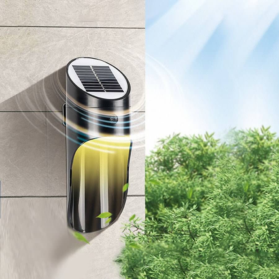 Landry European Style Solar LED ABS Outdoor Wall Lamp - Image 11