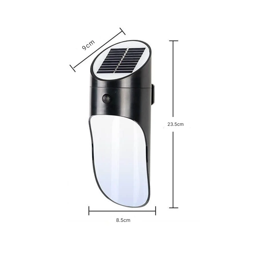 Landry European Style Solar LED ABS Outdoor Wall Lamp - Image 7