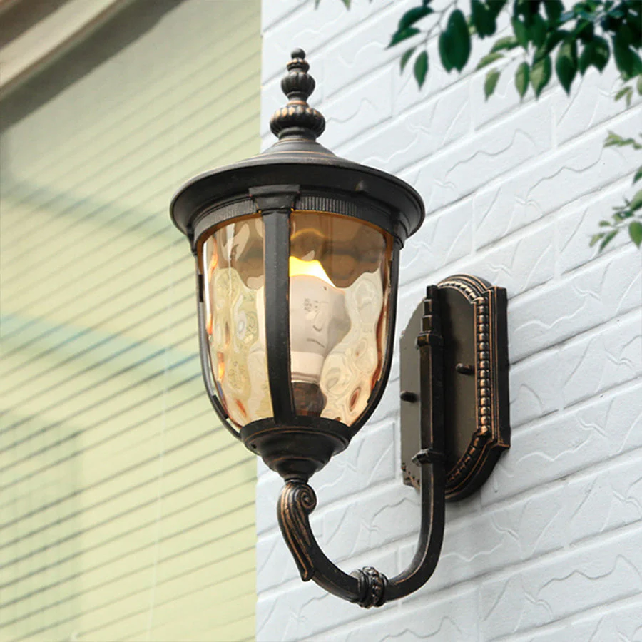 Laran Copper Retro Outdoor Wall Light
