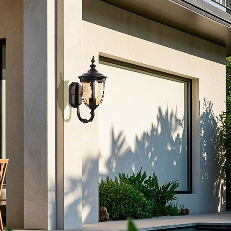 Laran Copper Retro Outdoor Wall Light - Image 5