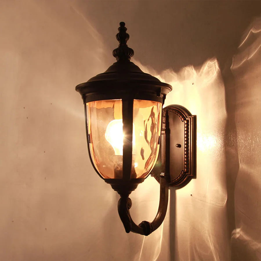 Laran Copper Retro Outdoor Wall Light - Image 7