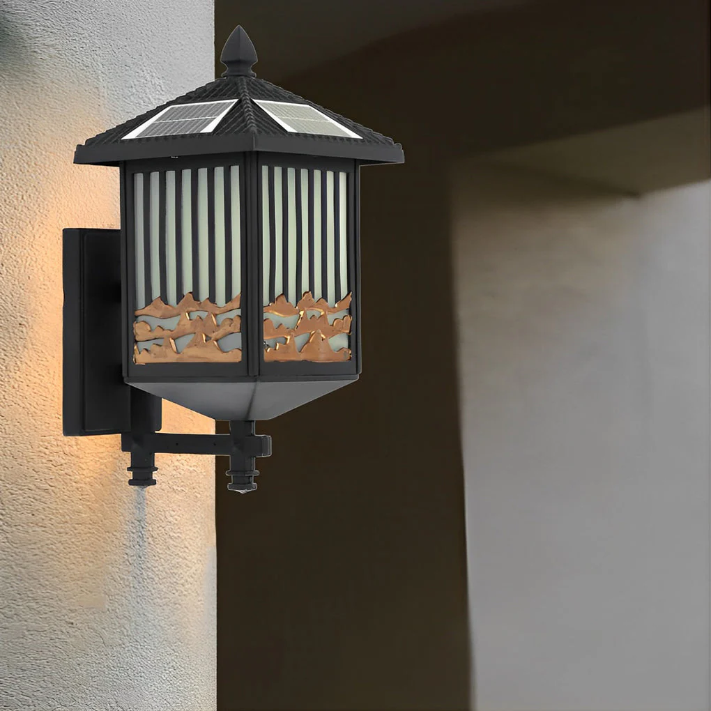 Larna Retro LED Modern Outdoor Wall Sconce