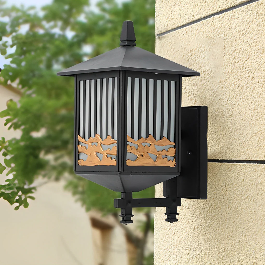 Larna Retro LED Modern Outdoor Wall Sconce - Image 2