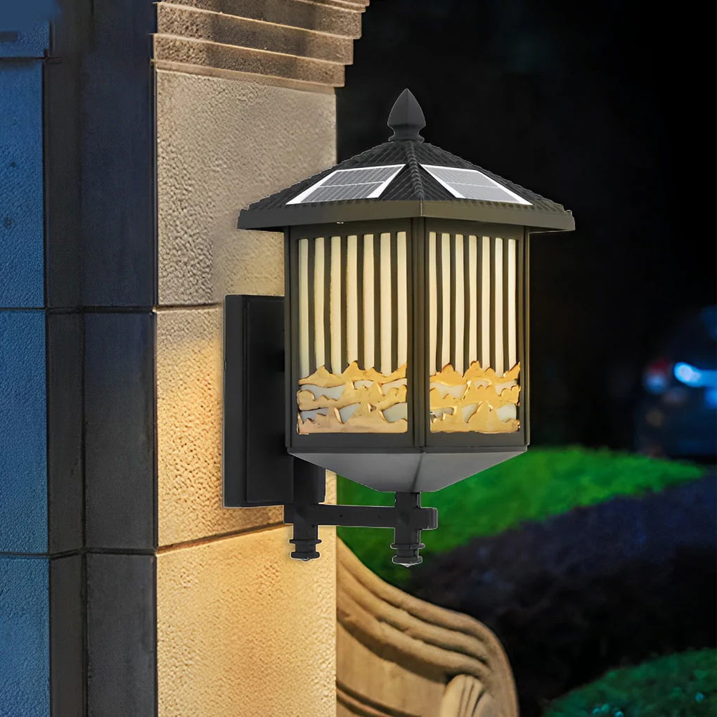 Larna Retro LED Modern Outdoor Wall Sconce - Image 3
