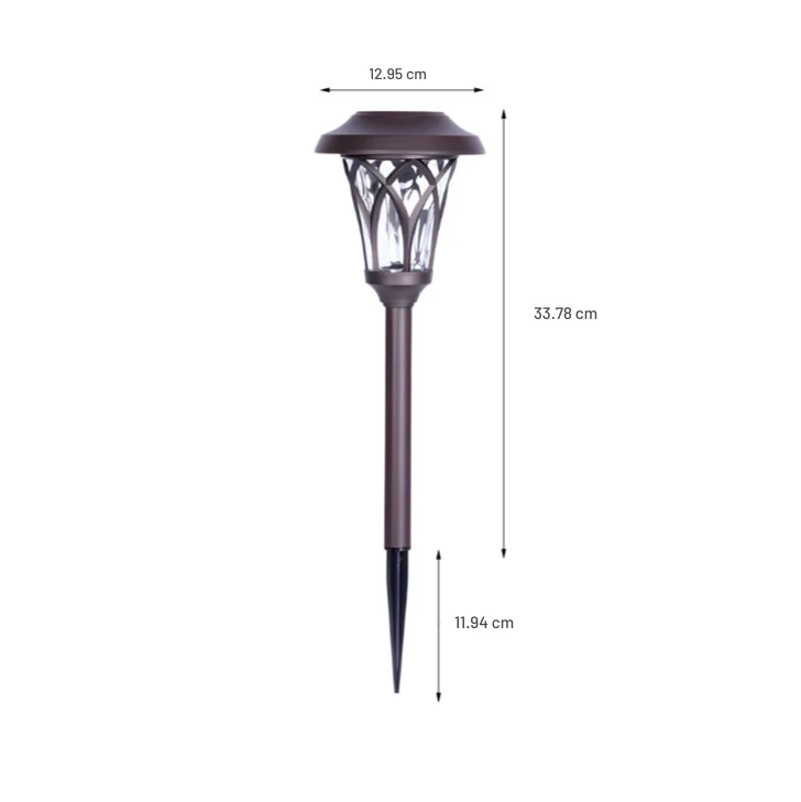 Laurel Stake Lawn Retro Modern Glass Outdoor Light - Image 4