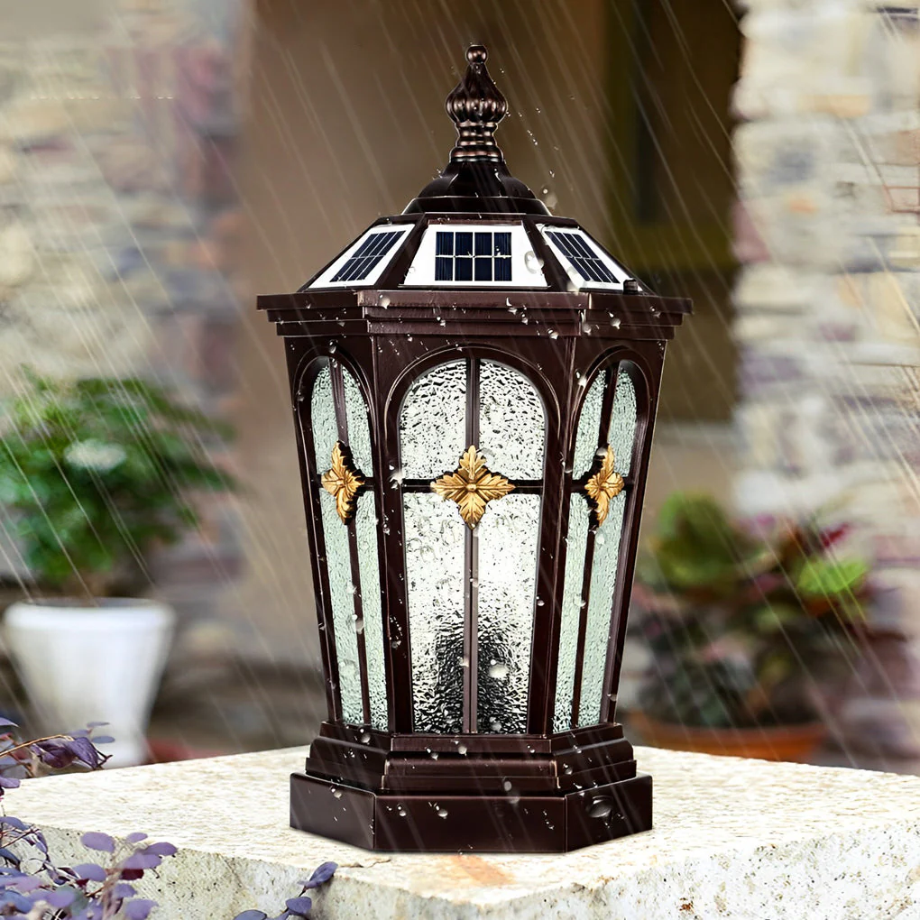 Leen LED Three Step European Outdoor Fence Post Lights - Image 2