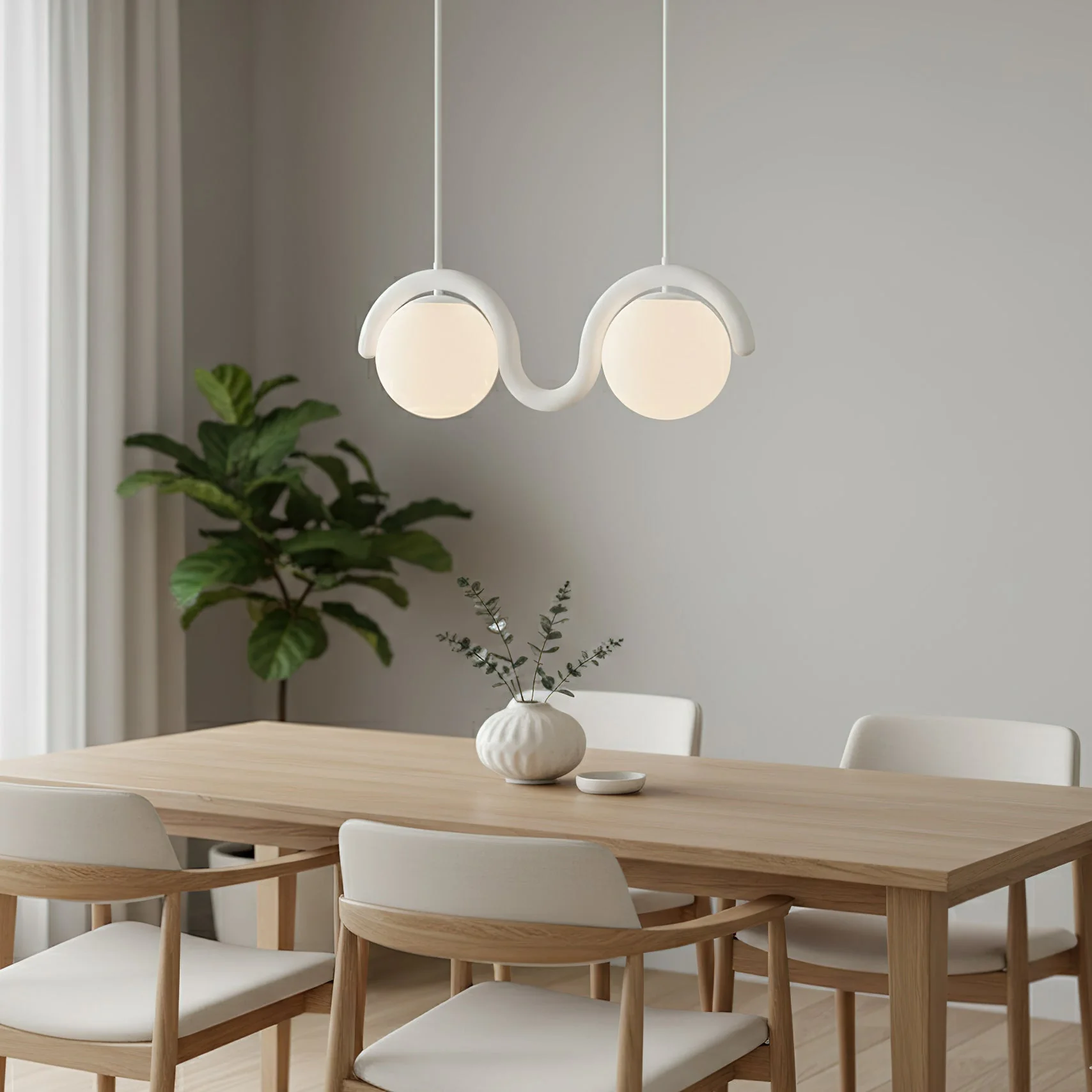 Lenox Contemporary Brass Chandelier - Image 13