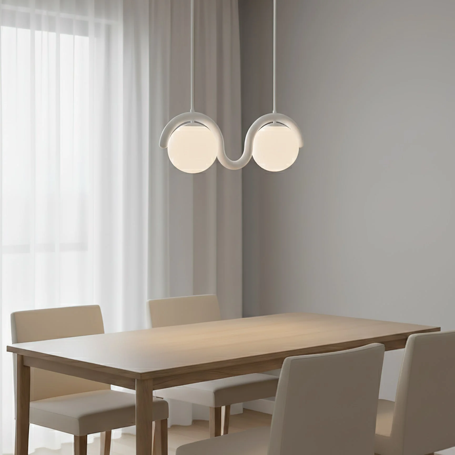 Lenox Contemporary Brass Chandelier - Image 17