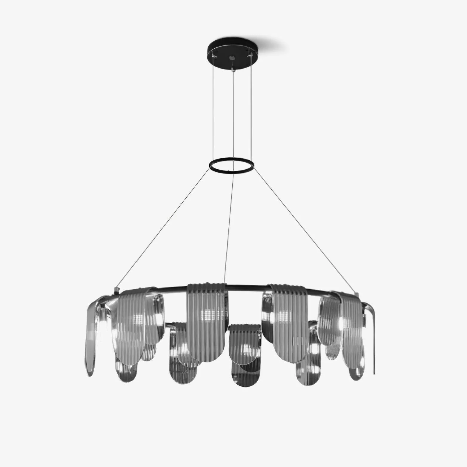 Leo Modern Glass Chandelier - Image 29