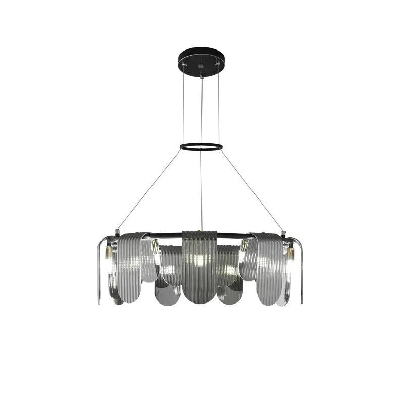 Leo Modern Glass Chandelier - Image 6