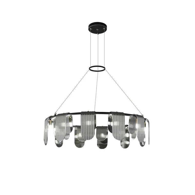 Leo Modern Glass Chandelier - Image 7