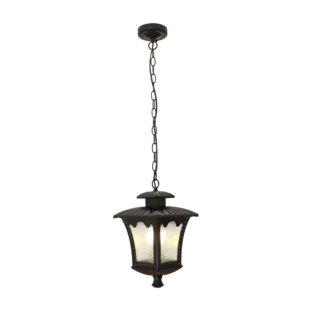 Leroy Retro Water Drops Glass European Outdoor Chandelier - Image 7