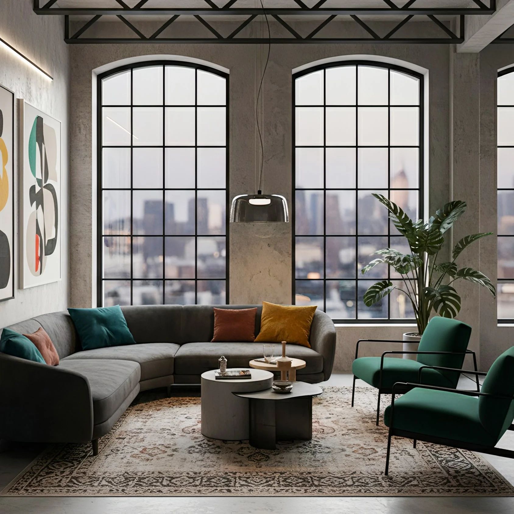 Levels Modern Glass Pendant Light - Image 11