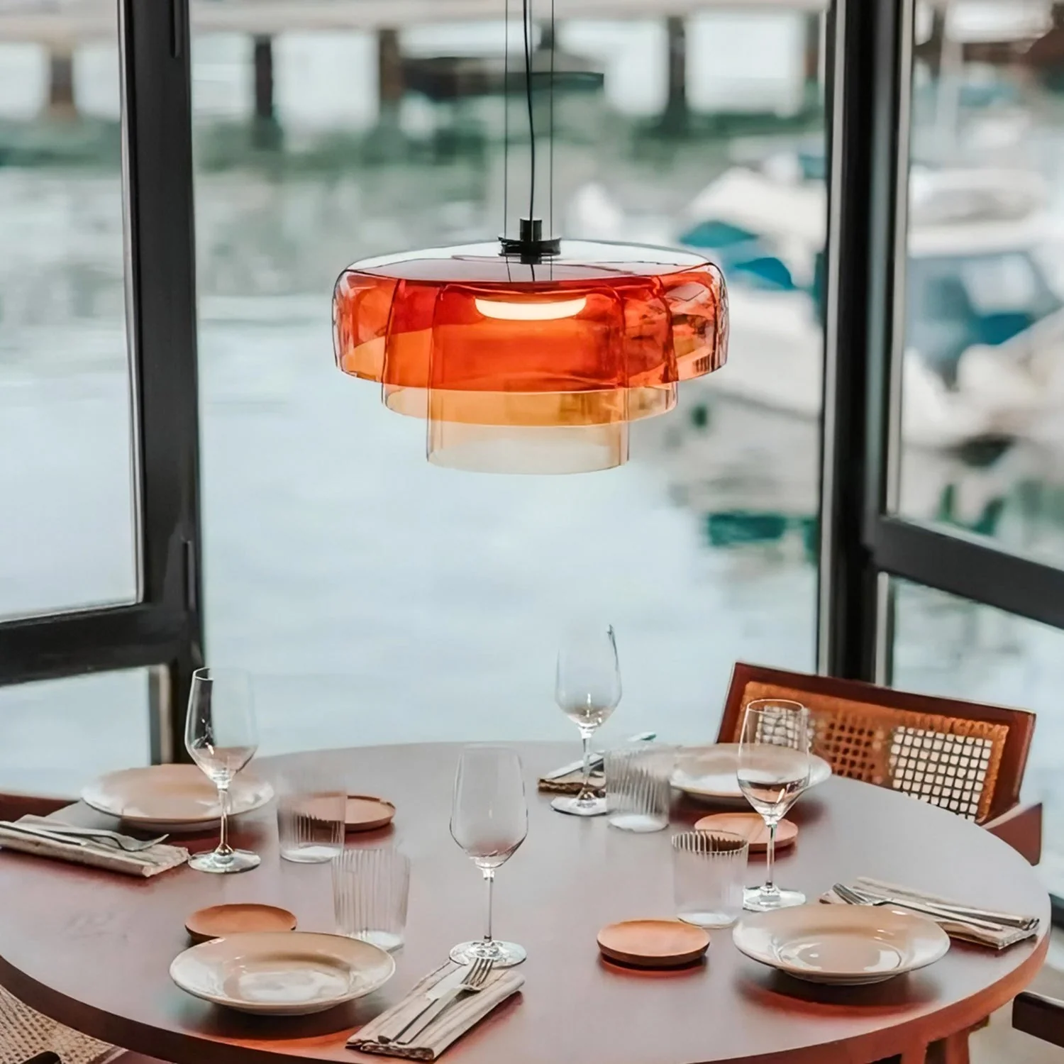 Levels Modern Glass Pendant Light - Image 2