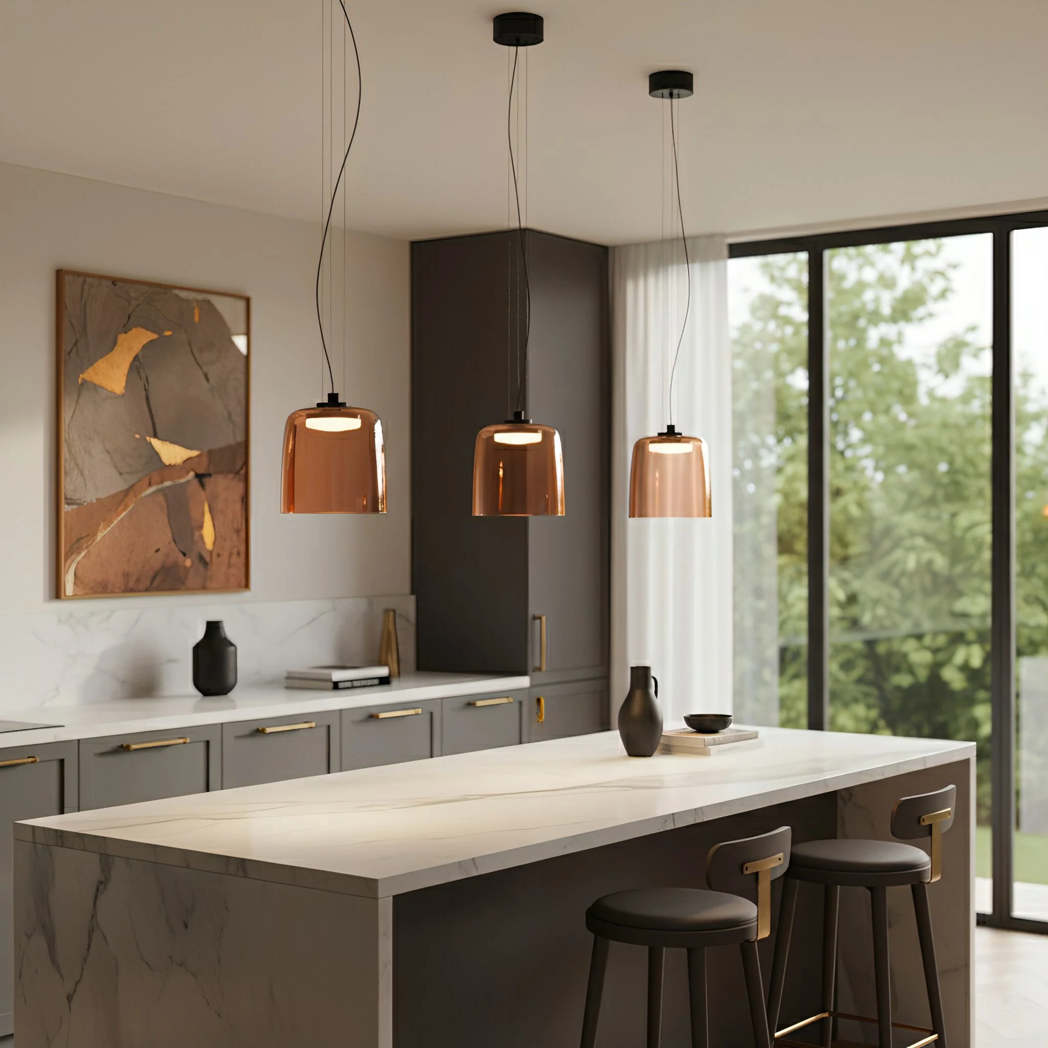 Levels Modern Glass Pendant Light - Image 7