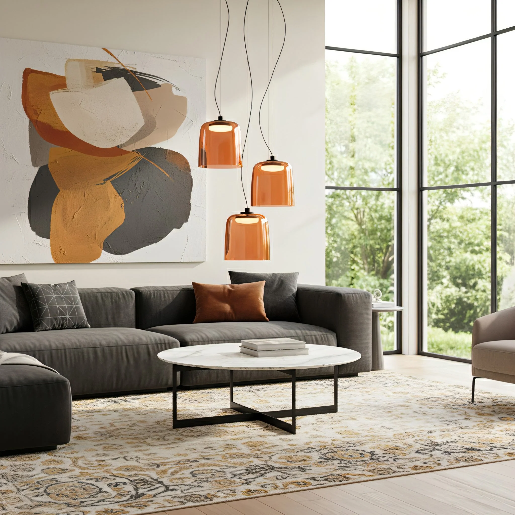 Levels Modern Glass Pendant Light - Image 8