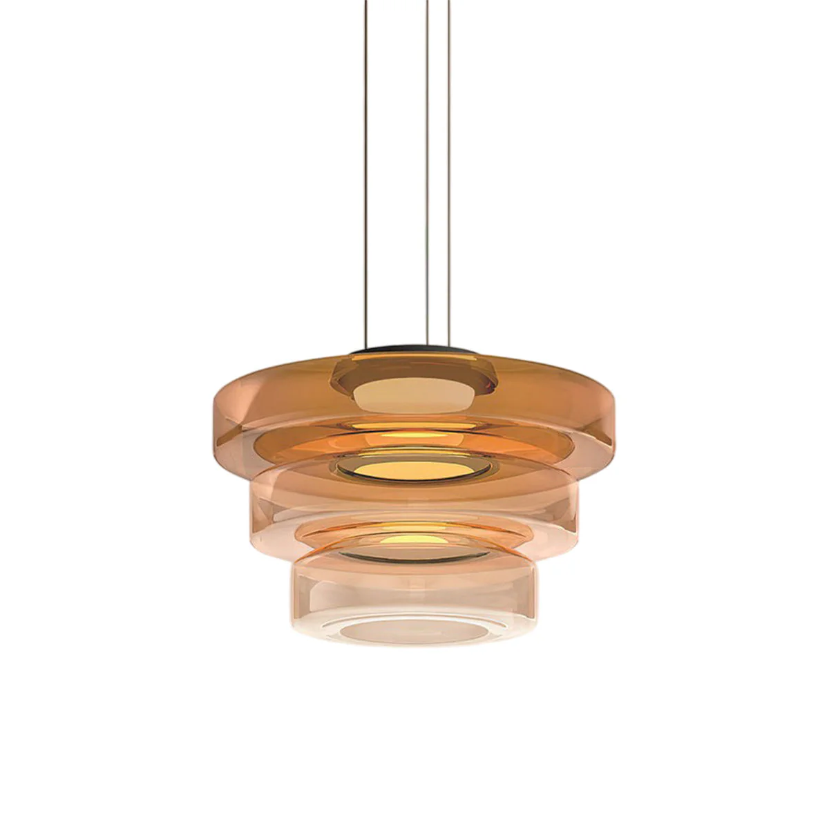 Levels Modern Glass Pendant Light