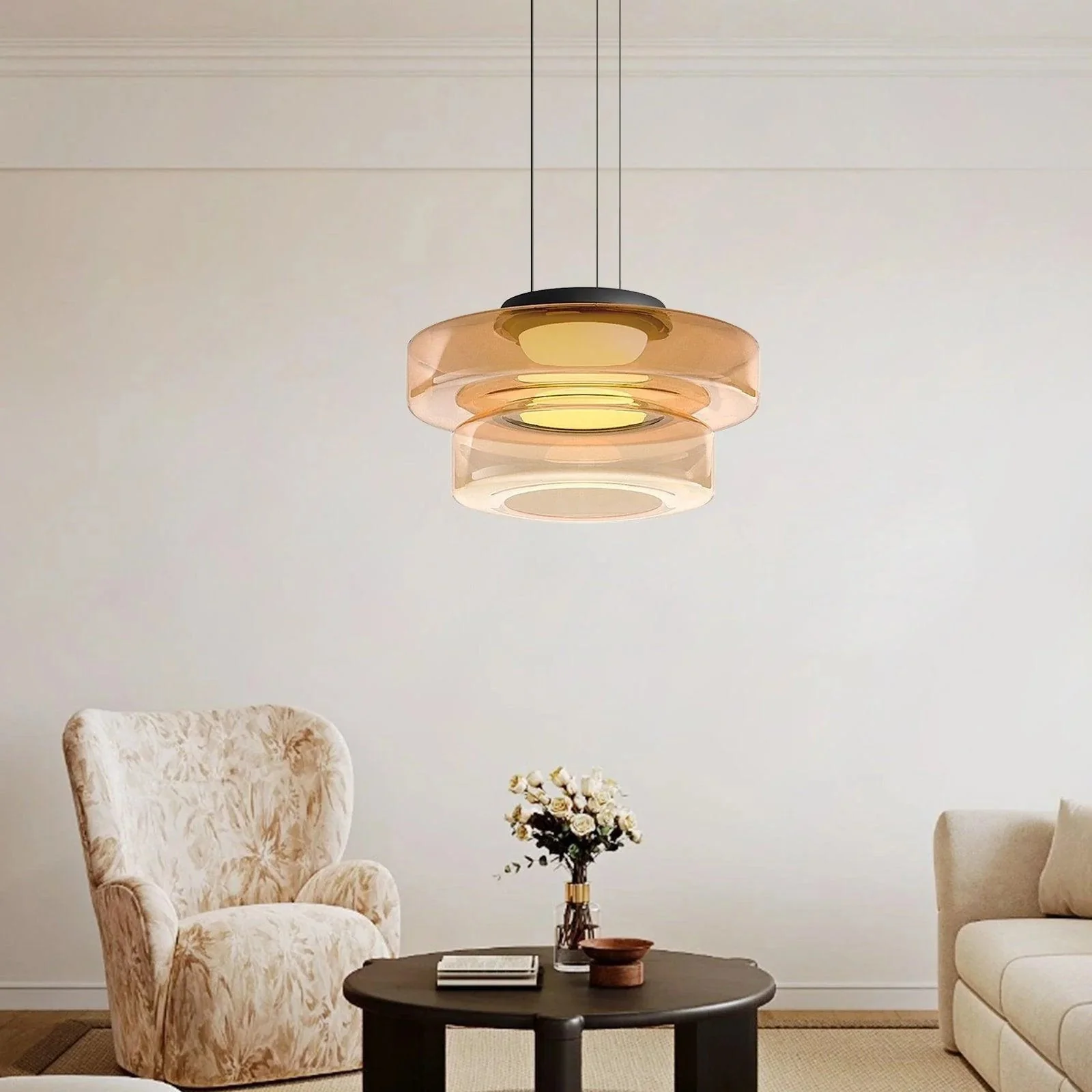 Levels Modern Glass Pendant Light - Image 11