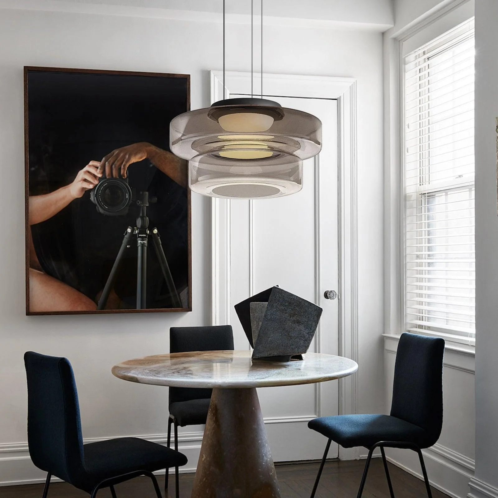Levels Modern Glass Pendant Light - Image 12