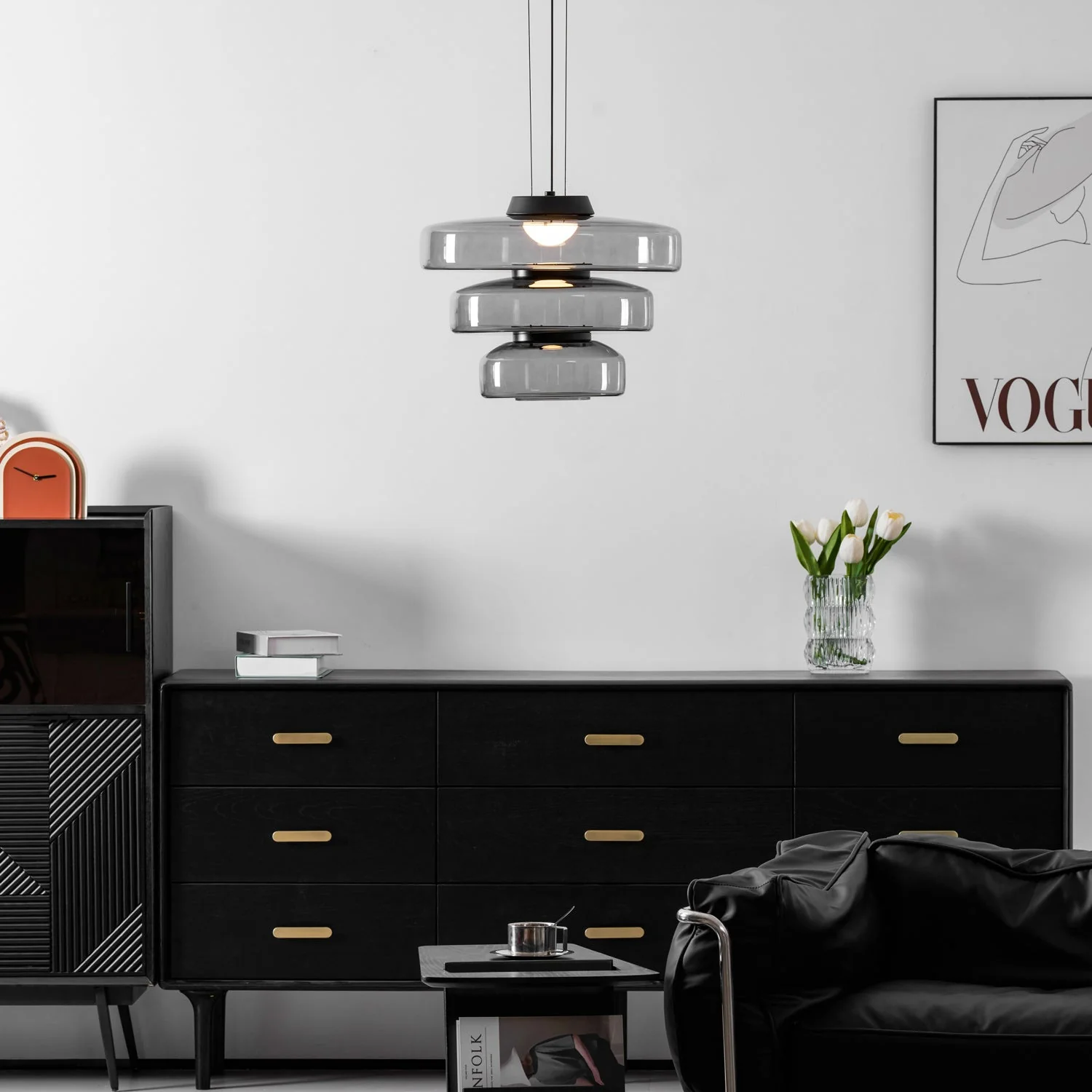 Levels Modern Glass Pendant Light - Image 19