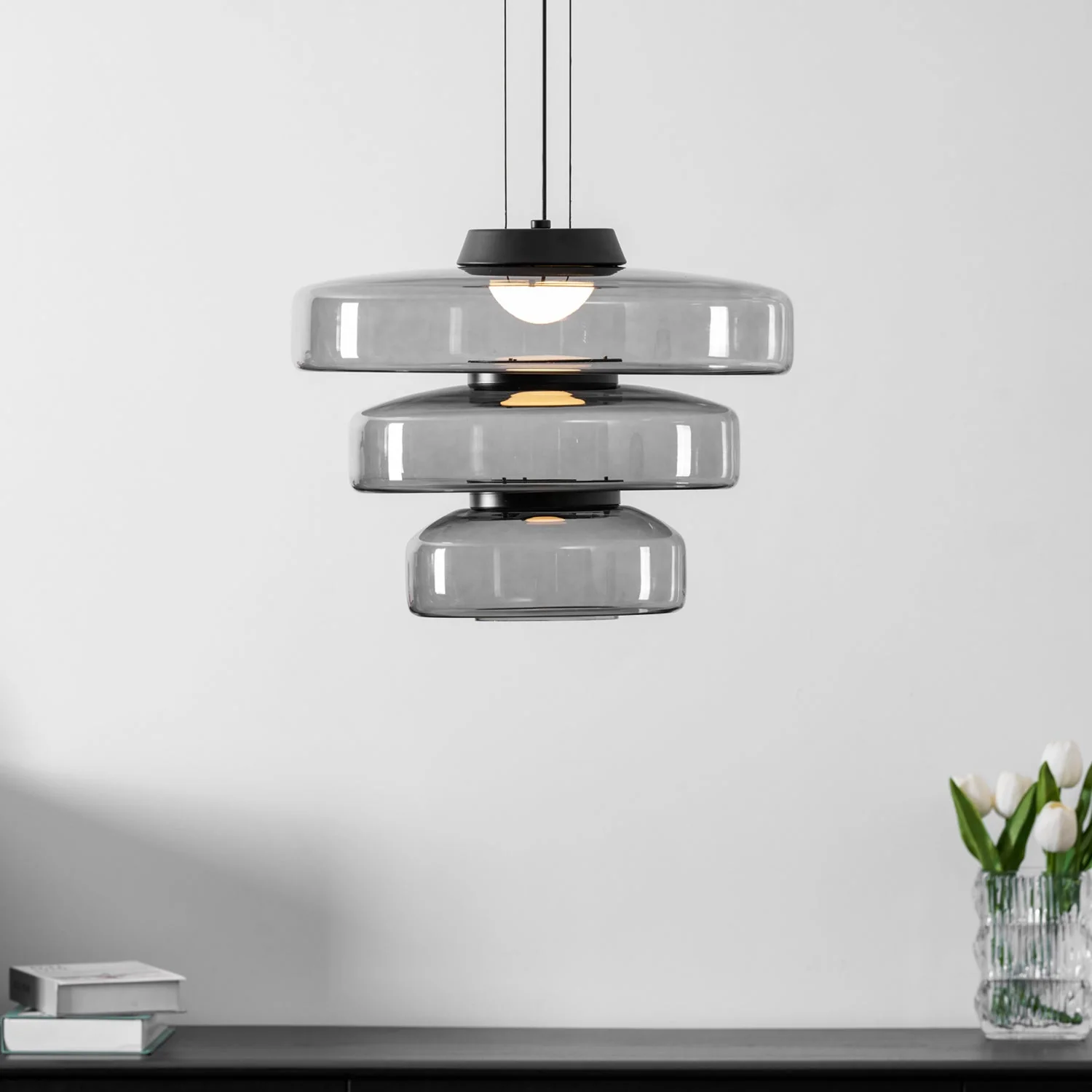 Levels Modern Glass Pendant Light - Image 20