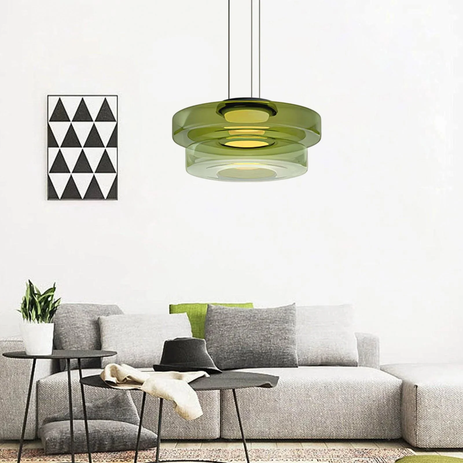 Levels Modern Glass Pendant Light - Image 5