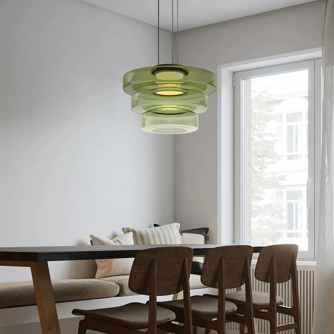 Levels Modern Glass Pendant Light - Image 6