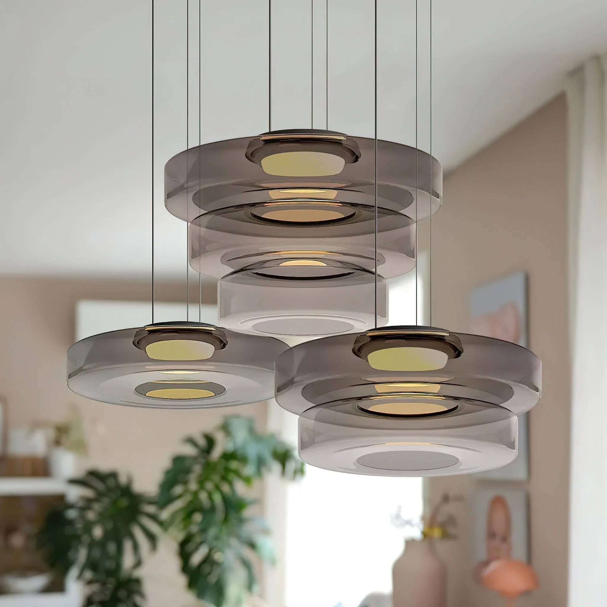 Levels Modern Glass Pendant Light - Image 7