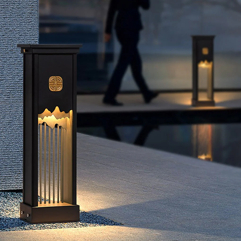 Lewis Elegant LED Artistic Cut Craft Outdoor Light