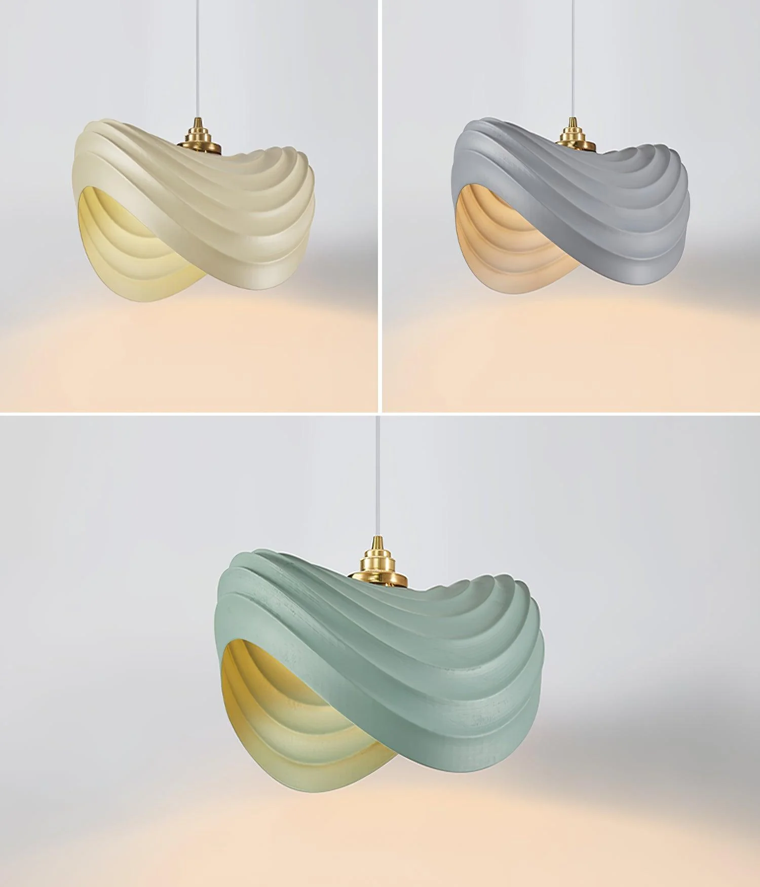 Lila Modern Resin Pendant Light - Image 24