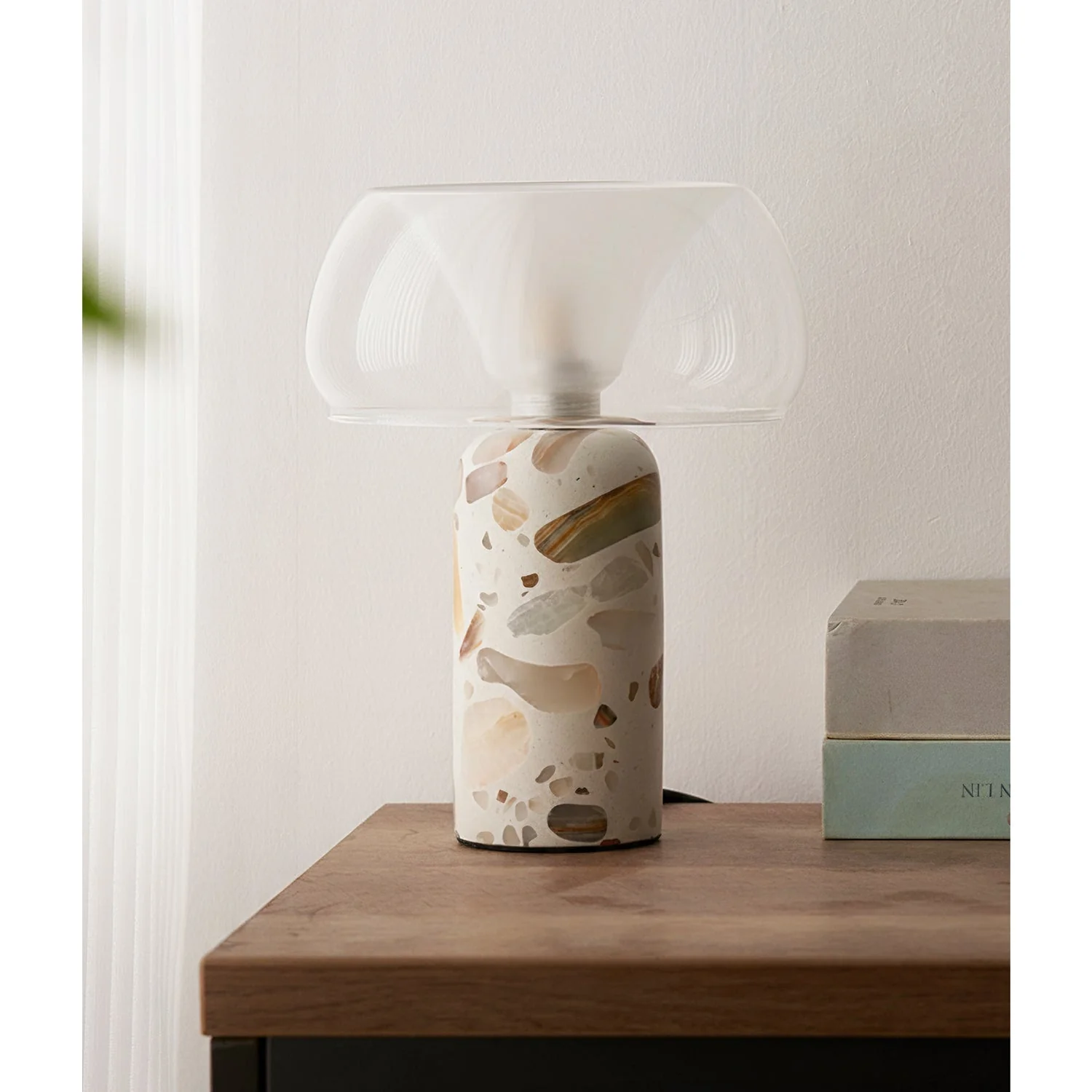 Lila Modern Travertine Table Lamp - Image 11