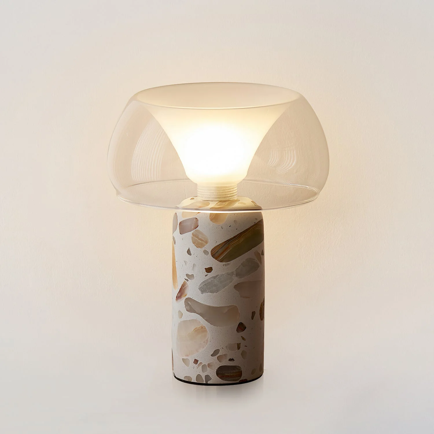Lila Modern Travertine Table Lamp - Image 16