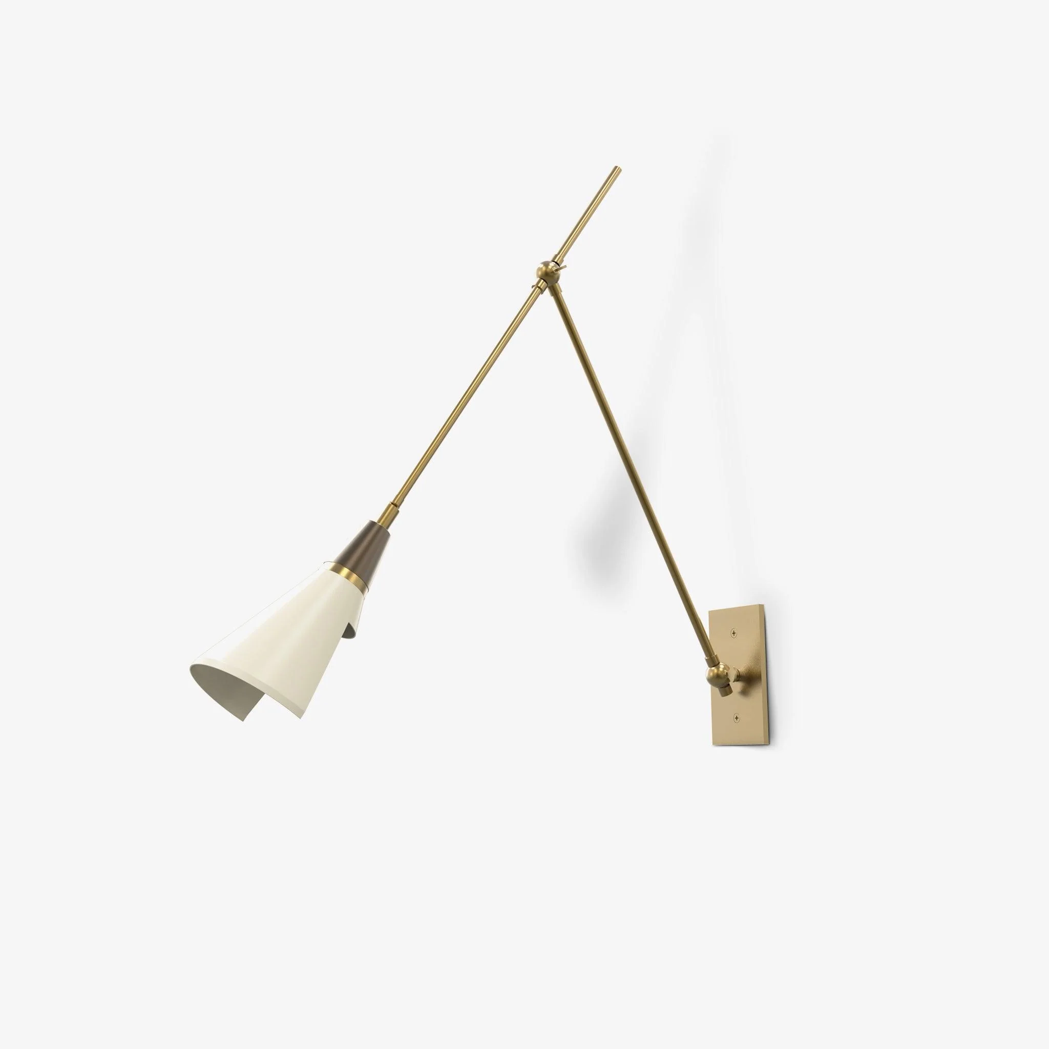 Lindsay Vintage Industrial Glass Wall Lamp - Image 20
