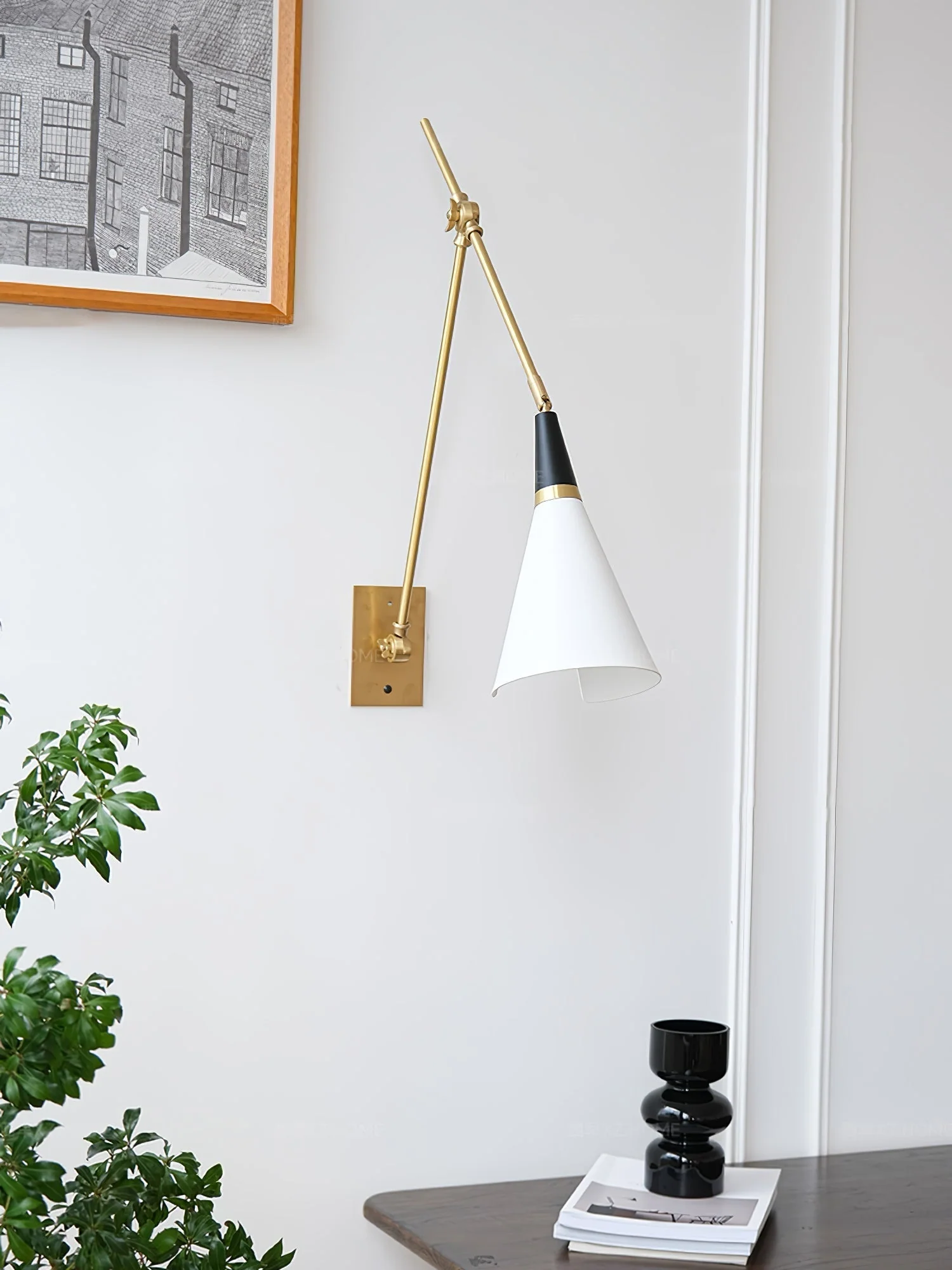 Lindsay Vintage Industrial Glass Wall Lamp - Image 31