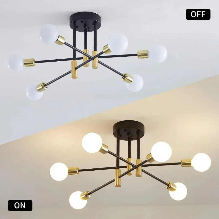 Lindsy Retro Satellite Shape Ceiling Light - Image 11
