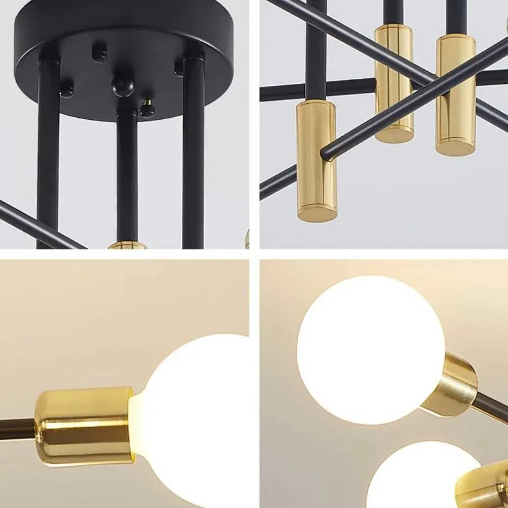 Lindsy Retro Satellite Shape Ceiling Light - Image 12