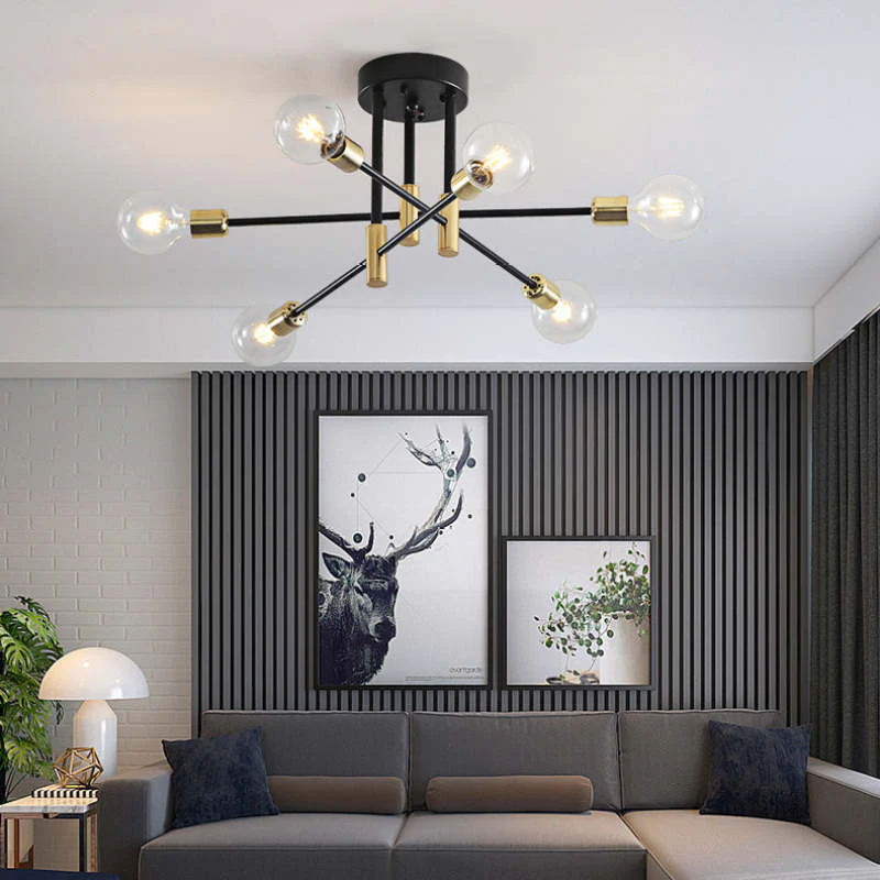 Lindsy Retro Satellite Shape Ceiling Light - Image 3