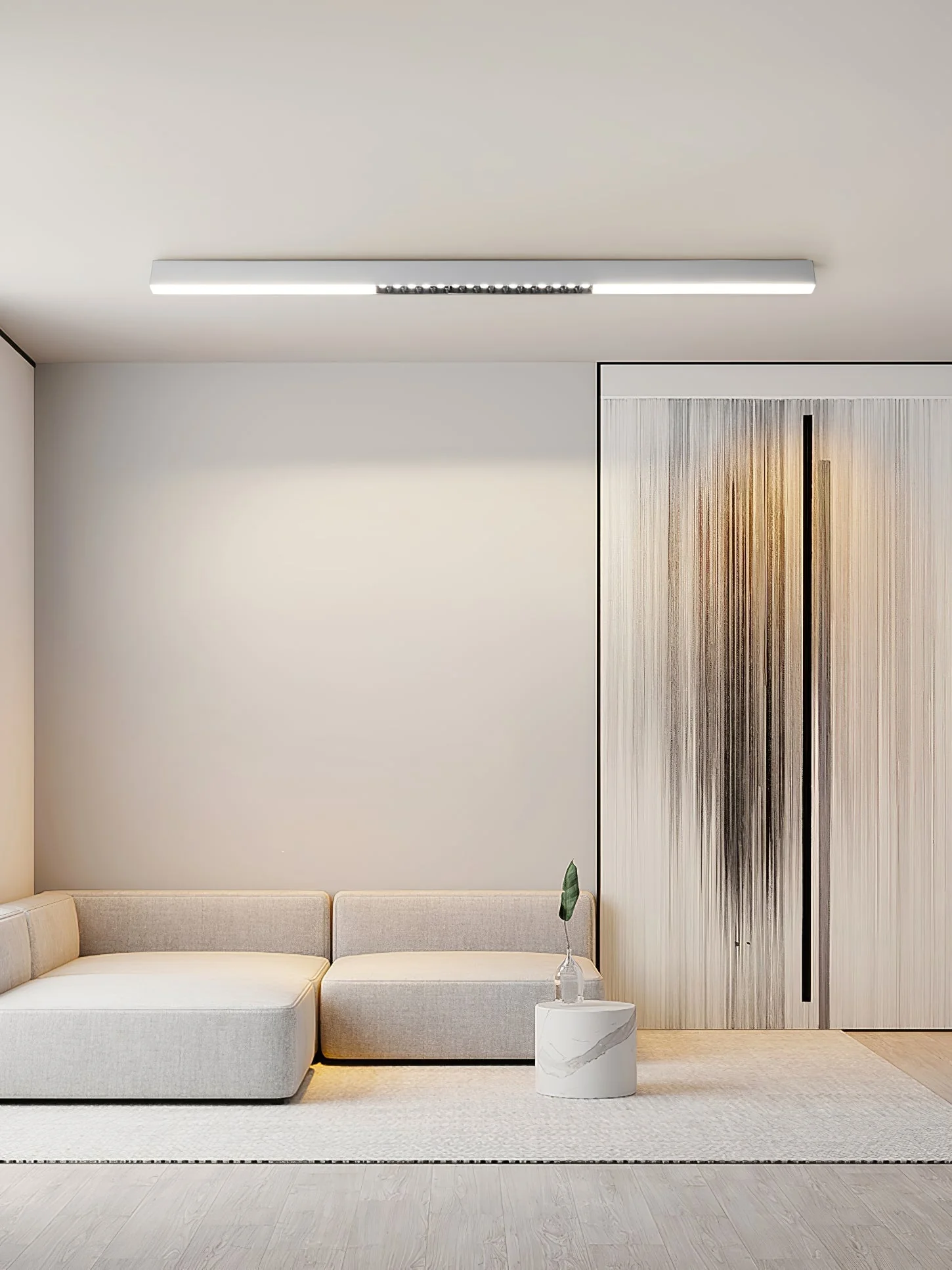 Line Modern Aluminum Floating Light - Image 2