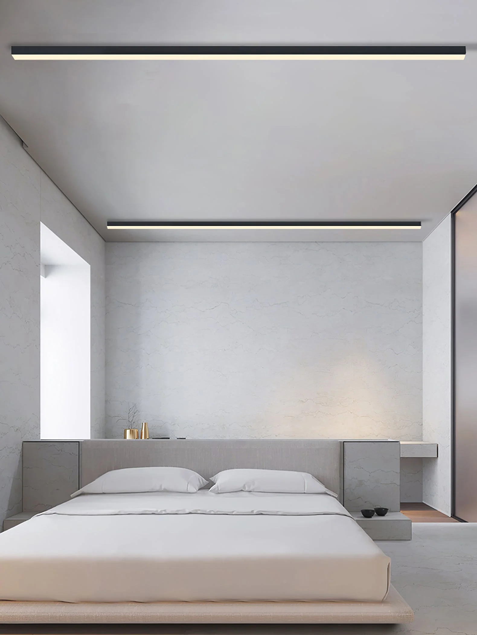 Line Modern Aluminum Floating Light - Image 3