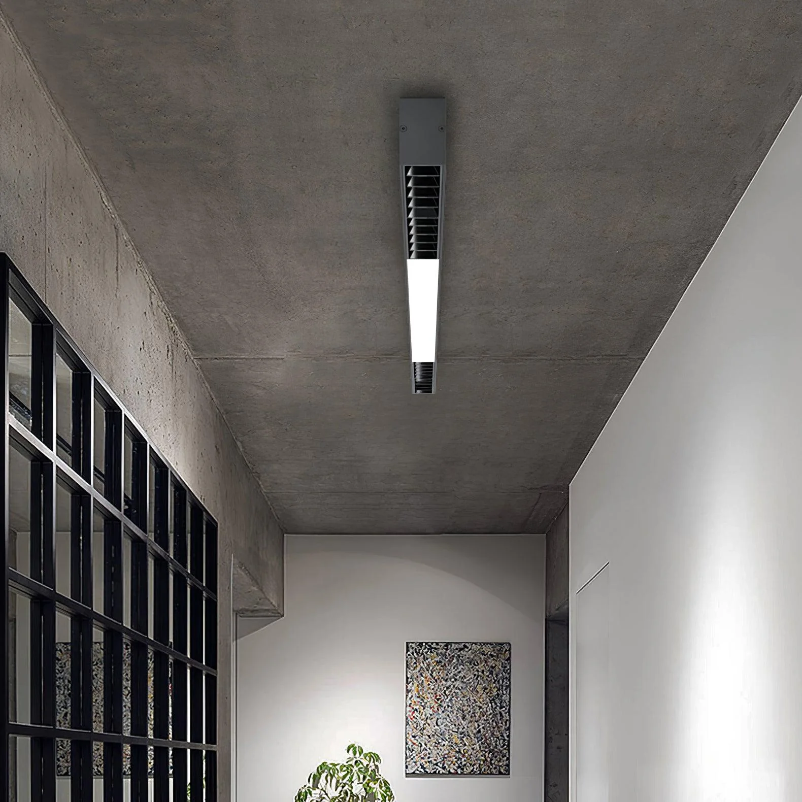 Line Modern Aluminum Floating Light - Image 4