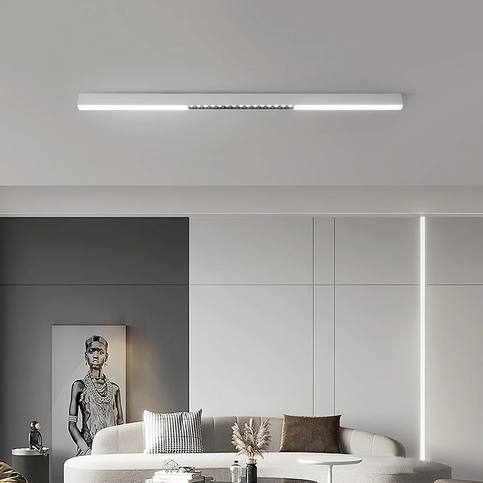 Line Modern Aluminum Floating Light - Image 52