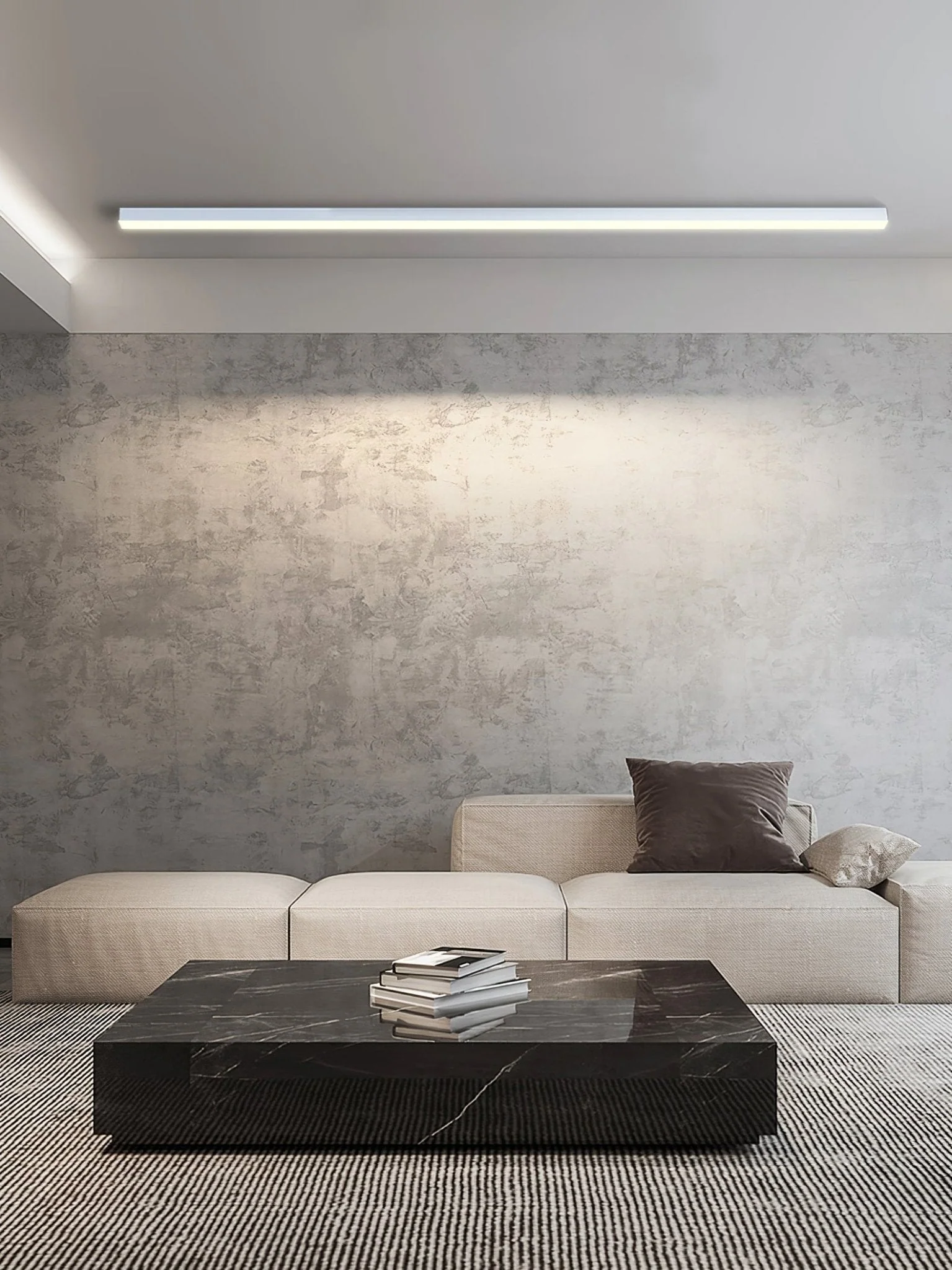 Line Modern Aluminum Floating Light - Image 6