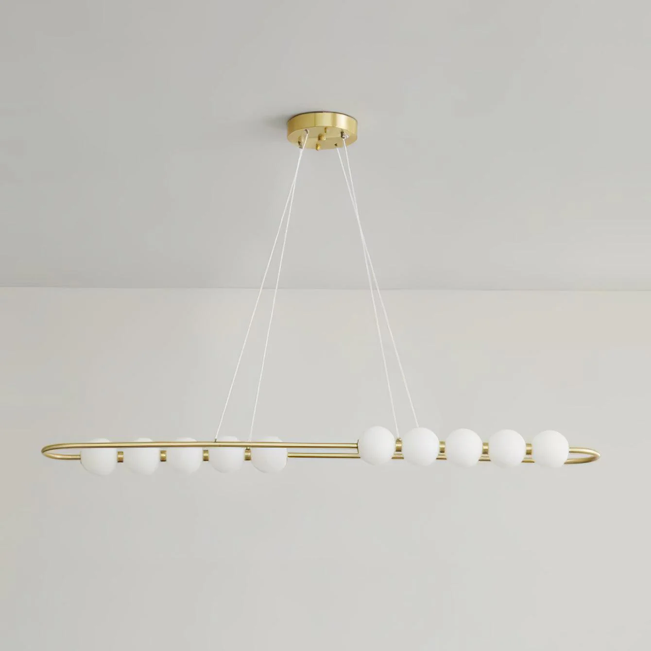 Linea Contemporary Brass Pendant Lamp - Image 18