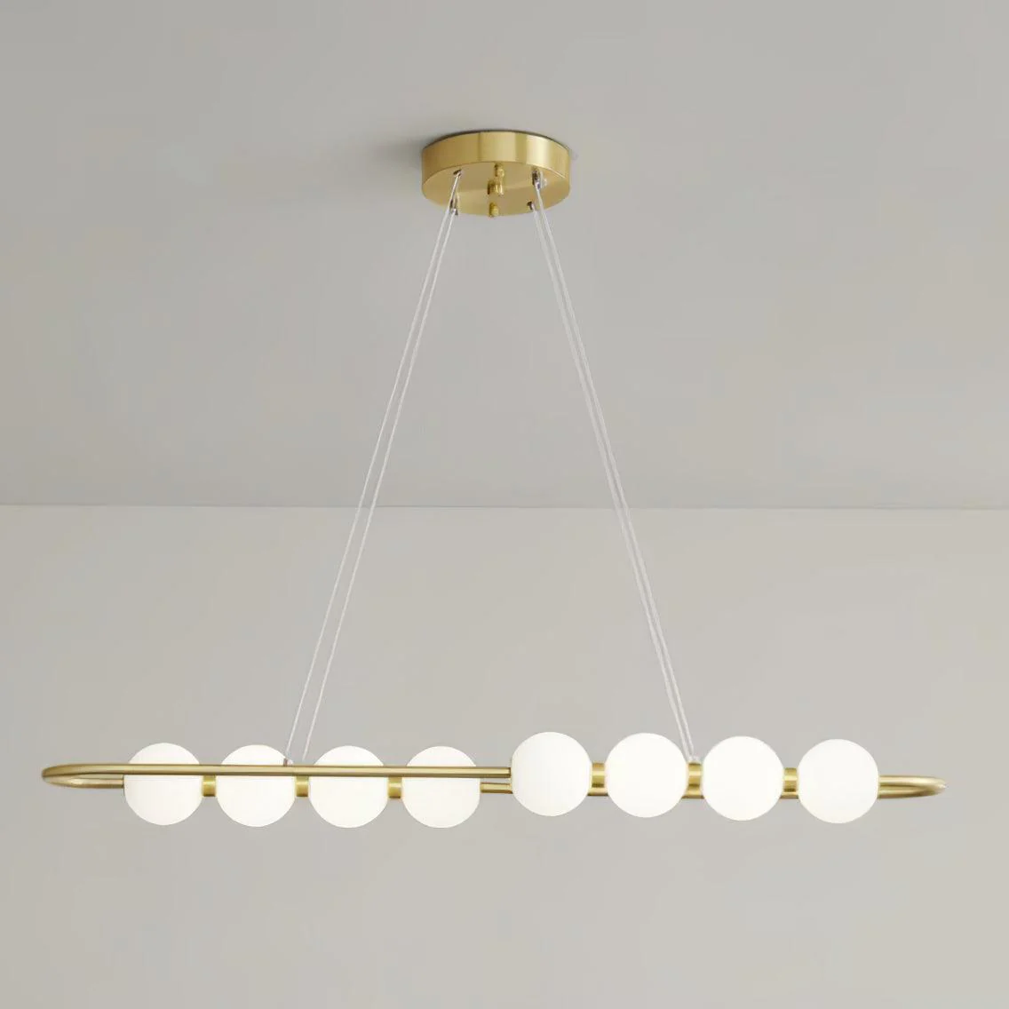 Linea Contemporary Brass Pendant Lamp - Image 20