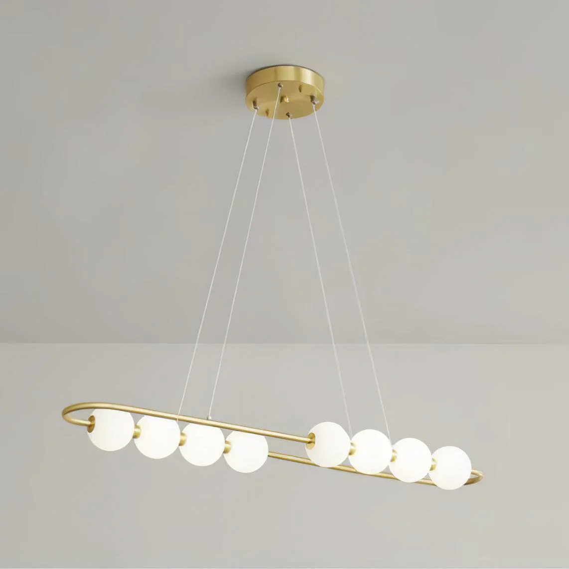 Linea Contemporary Brass Pendant Lamp - Image 21