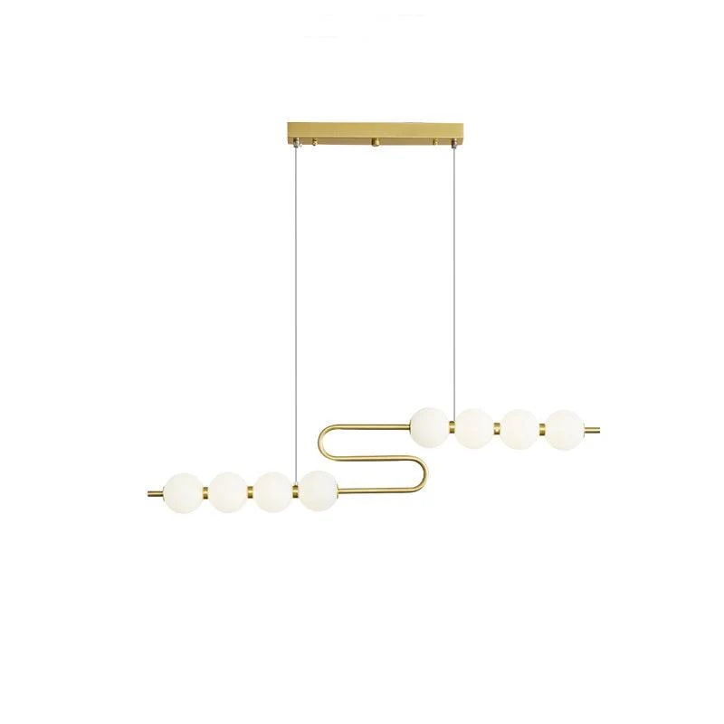 Linea Contemporary Brass Pendant Lamp - Image 37