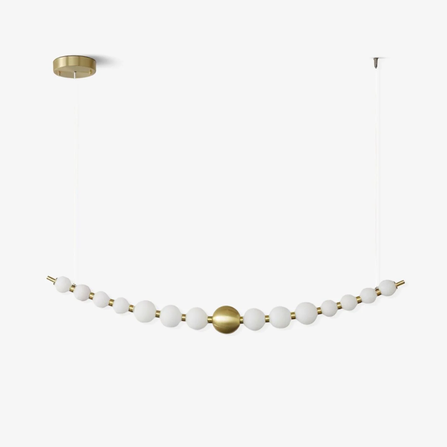 Linea Contemporary Brass Pendant Lamp - Image 42