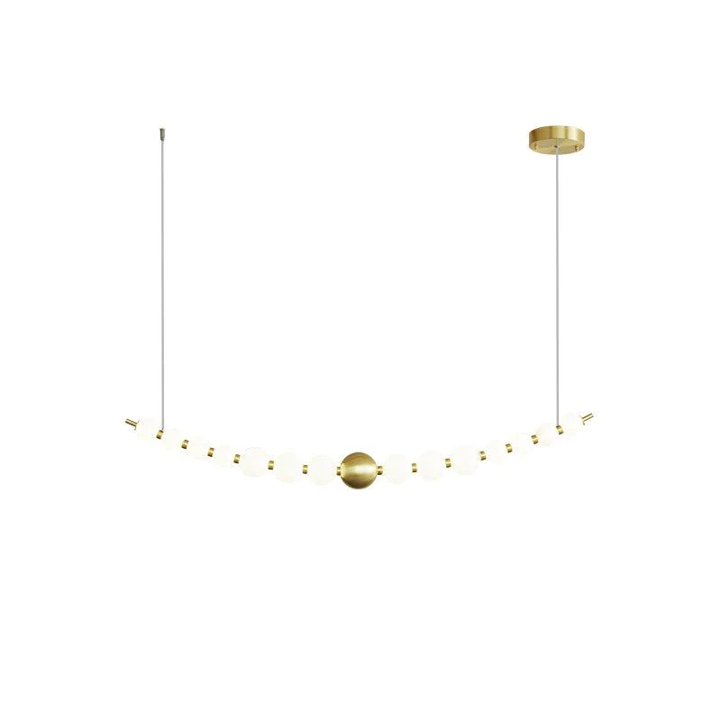 Linea Contemporary Brass Pendant Lamp - Image 44