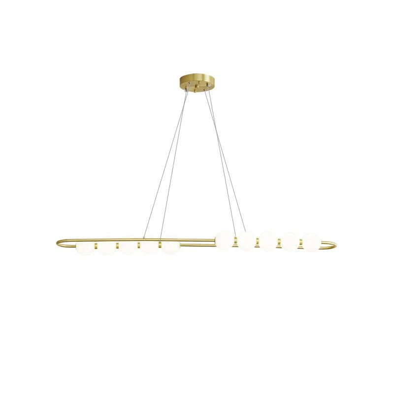 Linea Contemporary Brass Pendant Lamp - Image 49