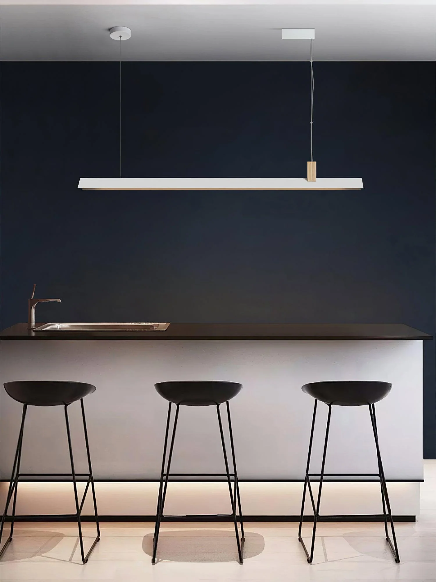 Linea Minimalist Wooden Pendant Light - Image 9